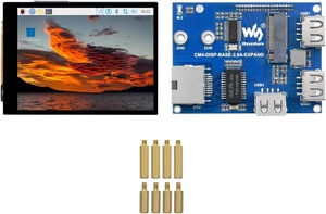 Waveshare 2.8 Touch Screen Expansion for Raspberry Pi Compute Module 4 480 × 640 Pixels with Optical Bonding Display Giga-bit Ethernet USB2.0 Include Interface Expander Waveshare 2.8 Touch Screen Expansion for Raspberry Pi Compute Module 4 480 × 640 Pixels with Optical Bonding Display Giga-bit Ethernet USB2.0 Include Interface Expander