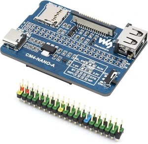 Waveshare Nano Base Board (A) for Raspberry Pi Compute Module 4 Same Size as The CM4 Base Board for Compute Module 4 Lite/eMMC Waveshare Nano Base Board (A) for Raspberry Pi Compute Module 4 Same Size as The CM4 Base Board for Compute Module 4 Lite/eMMC