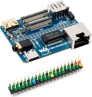 waveshare Nano Base Board (B) for Compute Module 4 Lite/eMMC,with Raspberry Pi 40PIN GPIO Header,Giga-bit Ethernet RJ45,MIPI CSI-2 Port Connector 3.5mm Jack Audio waveshare Nano Base Board (B) for Compute Module 4 Lite/eMMC,with Raspberry Pi 40PIN GPIO Header,Giga-bit Ethernet RJ45,MIPI CSI-2 Port Connector 3.5mm Jack Audio