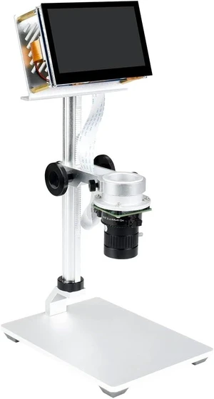 Waveshare Compatible with Raspberry Pi Microscope Kit 12MP Visual Magnification Microscope Screen Bracket with PI4b-4GB and Accessories (9 items) Waveshare Compatible with Raspberry Pi Microscope Kit 12MP Visual Magnification Microscope Screen Bracket with PI4b-4GB and Accessories (9 items)