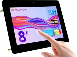 Waveshare 8inch Capacitive Touch Display Compatible with Raspberry Pi 5/4B/3B+/3A+/3B/2B/B+/A+/CM3/3+/4 800×480 Resolution DSI Interface Waveshare 8inch Capacitive Touch Display Compatible with Raspberry Pi 5/4B/3B+/3A+/3B/2B/B+/A+/CM3/3+/4 800×480 Resolution DSI Interface