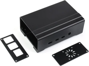 Waveshare DIN Rail Aluminum Case for Raspberry Pi 4 with Cooling Fan and Heatsinks Waveshare DIN Rail Aluminum Case for Raspberry Pi 4 with Cooling Fan and Heatsinks