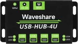 Waveshare Industrial Grade USB HUB Extending 4X USB 2.0 Ports Suitable for Industrial/Office Environments with Higher Level Device Requirements Waveshare Industrial Grade USB HUB Extending 4X USB 2.0 Ports Suitable for Industrial/Office Environments with Higher Level Device Requirements