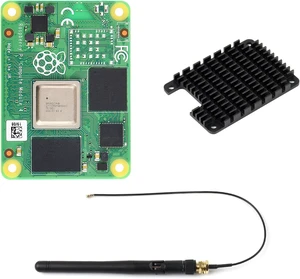 Waveshare Pi Compute Module 4 Comes with an Official Raspberry Pi CM4002016 (Without Wireless, 2GB RAM, 16GB eMMC Flash), an Antenna Kit and a HEATSINK. (3 Items) Waveshare Pi Compute Module 4 Comes with an Official Raspberry Pi CM4002016 (Without Wireless, 2GB RAM, 16GB eMMC Flash), an Antenna Kit and a HEATSINK. (3 Items)