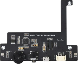 Waveshare USB Audio Codec Designed for Jetson Nano with USB Sound Card No Driver Required Plug and Play Waveshare USB Audio Codec Designed for Jetson Nano with USB Sound Card No Driver Required Plug and Play