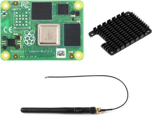 Waveshare Pi Compute Module 4 Comes with Heatsink 2GB RAM 32GB eMMC Flash Without WiFi Waveshare Pi Compute Module 4 Comes with Heatsink 2GB RAM 32GB eMMC Flash Without WiFi