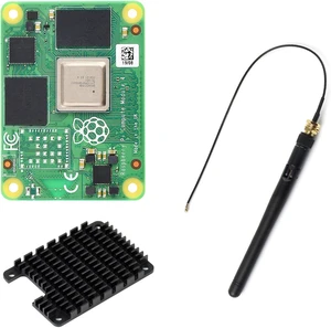 Waveshare Pi Compute Module 4 Comes with an Official Raspberry Pi CM4004032 (Without Wireless, 4GB RAM, 32GB eMMC Flash), an Antenna Kit and a HEATSINK (3 Items) Waveshare Pi Compute Module 4 Comes with an Official Raspberry Pi CM4004032 (Without Wireless, 4GB RAM, 32GB eMMC Flash), an Antenna Kit and a HEATSINK (3 Items)