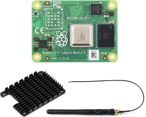 Waveshare Pi Compute Module 4 Comes with an Official Raspberry Pi CM4002000 (Without Wireless, 2GB RAM, Lite Version), an Antenna Kit and a HEATSINK(3 Items) Waveshare Pi Compute Module 4 Comes with an Official Raspberry Pi CM4002000 (Without Wireless, 2GB RAM, Lite Version), an Antenna Kit and a HEATSINK(3 Items)