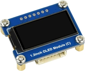 waveshare 1.3inch OLED Display Module Black/White Display Color 64×128 Resolution Embedded SH1107 Driver with SPI / I2C Interface waveshare 1.3inch OLED Display Module Black/White Display Color 64×128 Resolution Embedded SH1107 Driver with SPI / I2C Interface