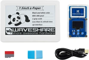 waveshare 7.5inch NFC e-Paper Eval Kit Bundle with 7.5inch NFC-Powered e-Paper ST25R3911B NFC Board Micro Card 16GB Micro Card Reader USB-A to Micro-B Cable(5 Items) waveshare 7.5inch NFC e-Paper Eval Kit Bundle with 7.5inch NFC-Powered e-Paper ST25R3911B NFC Board Micro Card 16GB Micro Card Reader USB-A to Micro-B Cable(5 Items)