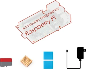 Waveshare Raspberry Pi 4 Model B Starter Kit Includes Micro Card Heat Sink Power Supply Waveshare Raspberry Pi 4 Model B Starter Kit Includes Micro Card Heat Sink Power Supply