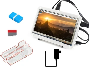 Waveshare Raspberry Pi 4 Model B Display Kit Includes 7inch Capacitive Touch LCD Micro Card and etc. Waveshare Raspberry Pi 4 Model B Display Kit Includes 7inch Capacitive Touch LCD Micro Card and etc.