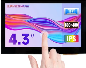 waveshare 4.3inch Capacitive Touch Screen LCD Compatible with Raspberry Pi 5/4B/3B+/3A+/2B/B+/A+/Zero/Zero W/WH/Zero 2W CM3+/4 800×480 Resolution HDMI IPS Supports Jetson Nano/Windows waveshare 4.3inch Capacitive Touch Screen LCD Compatible with Raspberry Pi 5/4B/3B+/3A+/2B/B+/A+/Zero/Zero W/WH/Zero 2W CM3+/4 800×480 Resolution HDMI IPS Supports Jetson Nano/Windows