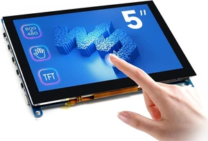 Waveshare 5inch Capacitive Touch Screen LCD Compatible with Raspberry Pi 5/4B/3B+/3A+/2B/B+/A+/Zero/Zero W/WH/Zero 2W CM3+/4 Series Boards 800×480 Resolution HDMI Supports Windows 11/10 / 8.1/8 / 7 Waveshare 5inch Capacitive Touch Screen LCD Compatible with Raspberry Pi 5/4B/3B+/3A+/2B/B+/A+/Zero/Zero W/WH/Zero 2W CM3+/4 Series Boards 800×480 Resolution HDMI Supports Windows 11/10 / 8.1/8 / 7