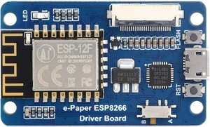 Waveshare Universal e-Paper Driver Board with WiFi SoC ESP8266 onboard Support Various Waveshare SPI e-Paper Raw Panels Waveshare Universal e-Paper Driver Board with WiFi SoC ESP8266 onboard Support Various Waveshare SPI e-Paper Raw Panels