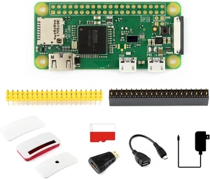 Waveshare Development Kit Type B Compatible with Raspberry Pi Zero W (Built-in WiFi) Bundle with Micro TF Card Power Adapter Official Case and Other Basic Components (8 Items) Waveshare Development Kit Type B Compatible with Raspberry Pi Zero W (Built-in WiFi) Bundle with Micro TF Card Power Adapter Official Case and Other Basic Components (8 Items)