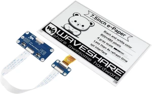 Waveshare 7.5inch E-Ink Display HAT for Raspberry Pi 800×480 Resolution with Embedded Controller Communicating via SPI interface Supports Raspberry Pi Series Boards and Jetson Nano Waveshare 7.5inch E-Ink Display HAT for Raspberry Pi 800×480 Resolution with Embedded Controller Communicating via SPI interface Supports Raspberry Pi Series Boards and Jetson Nano