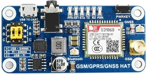 Waveshare GSM/GPRS/GNSS HAT for Raspberry Pi 2B/3B/3B+/Zero/Zero W Based on SIM868 Support SMS Data Transfer ect. Waveshare GSM/GPRS/GNSS HAT for Raspberry Pi 2B/3B/3B+/Zero/Zero W Based on SIM868 Support SMS Data Transfer ect.