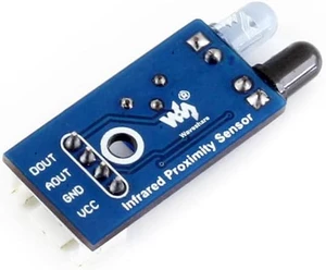Waveshare Infrared Proximity Sensor Module Robot Obstacle-Avoiding Detector Range 2cm to 30cm Power 3.3V to 5V Waveshare Infrared Proximity Sensor Module Robot Obstacle-Avoiding Detector Range 2cm to 30cm Power 3.3V to 5V