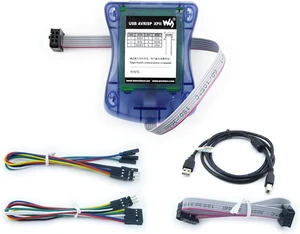 Waveshare AVR Programmer USB AVRISP XPII Compatible with ATMEL at AVR ISP mk2 mkII in-System Programmer Supports AVR Studio 4/5/6/7 Or Higher Version Waveshare AVR Programmer USB AVRISP XPII Compatible with ATMEL at AVR ISP mk2 mkII in-System Programmer Supports AVR Studio 4/5/6/7 Or Higher Version