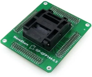 waveshare GP-QFP144-0.5 QFP144 TQFP144 LQFP144 IC51-1444-1354-7 IC Test Socket Programming Adapter 0.5mm Pitch waveshare GP-QFP144-0.5 QFP144 TQFP144 LQFP144 IC51-1444-1354-7 IC Test Socket Programming Adapter 0.5mm Pitch