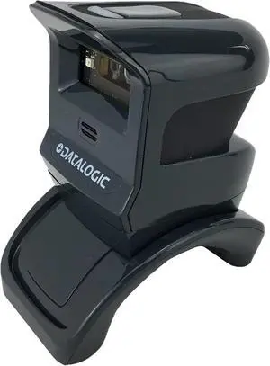 Datalogic Gryphon GPS4490 Omnidirectional Corded 2D/1D Presentation Barcode Scanner, includes USB cable and Adjustable Stand