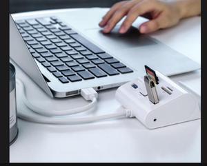 UGREEN USB Card Reader USB 3.0 Hub 3 Ports with SD TF MS M2 Card Adapter and Phone Stand Dock Combo for iMac MacBook Pro Air MacBook Retina Mac Mini Windows Surface Pro IdeaPad PC LaptopTablet