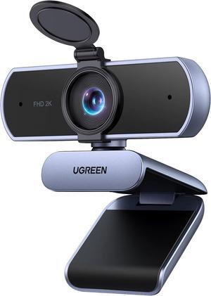 2K Webcam, Webcam for PC Ultra HD 1080P Computer Camera with Microphone, PC Camera with Privacy Cover, USB Web Camera for Streaming, Conferencing, Video Calling, Zoom, Skype, Teams, Facetime