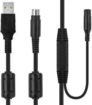 Replacement USB Webcam Power Cable Data Cord Compatible with Log-itech CC2900e CC3500e 2900ep 3000e/ PTZ Pro Webcam Power Cable Data Cable, 10FT