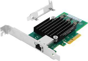 10Gb Network Card with Aquantia AQtion AQC107 Chip, 10GB/5GB/2.5GB/1000M PCIe Ethernet Adapter Single RJ45 Port Support Linux,Ubuntu,Windows, MAC OS