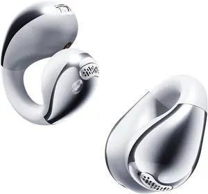 QCY Crossky C30S Open Ear Earbuds, Ultra-Comfort Clip On Ear Buds Wireless Bluetooth 6.0, LDAC Hi-Res Audio, Deep Bass, 40H Playtime, Fast Charging, IPX5 Waterproof Sports/Running Earphones