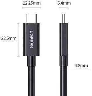 3.3ft USB-C Thunderbolt 5 Cable w/ 240W Power Delivery, Bandwidth Boost Up to 120Gbps, 3x Faster Data Transfer,16K@60HZ MAX Compatible withThunderbolt 4, USB4, MacBook Pro, Mac mini/Studio, iPhone 16