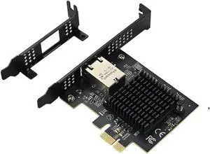 PCIe 4.0 x1 to 10Gbps Single-Port Ethernet Network Adapter  AQC113 Chipset, RJ45 10GBase-T, High-Speed NIC for Server/Desktop/NAS