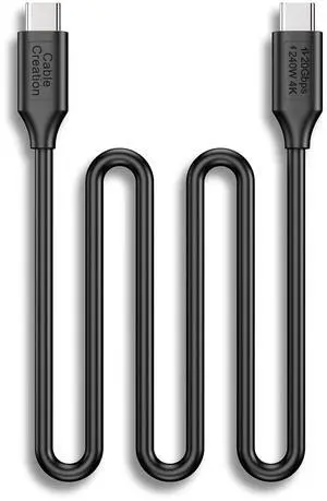 CableCreation USB C Cable 3.3ft,USBC Monitor 8K@30Hz/4K@120Hz Video, 240W Type C Charging, 20G Data Sync,USB C 3.2 Gen 2 for Thunderbolt 4/3,Cellphone, PC, Android Auto, Carplay,iPhone 17 16 15 series
