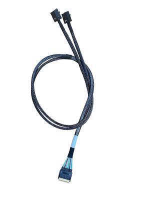 Cavo MCIO X8 A SlimSAS X8, SFF-TA-1016 A SFF-8654, PCIe Gen5, 100cm