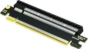 PCIe 16x Riser Card,PCI-e Express 5.0 X16 Male to Female Extension Card for 2U Server Case GPU Graphics Card PCIe 16x Riser Card,PCI-e Express 5.0 X16 Male to Female Extension Card for 2U Server Case GPU Graphics Card