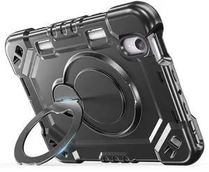 Shockproof Case for iPad mini 7 (A17 Pro) 2024/ Mini6 2022, Black Shockproof Case for iPad mini 7 (A17 Pro) 2024/ Mini6 2022, Black