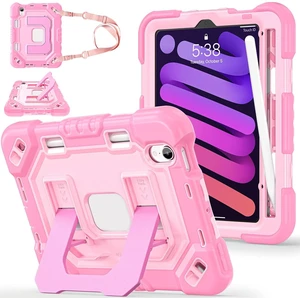 Kid-Friendly Case for iPad mini 7th Generation A17 Pro/mini 6 8.3"
Fully-Body Rugged Heavy Duty Shockproof Cover, Built-in Kickstand, Landscape & Portrait Viewing, Pencil Holder, Rose Kid-Friendly Case for iPad mini 7th Generation A17 Pro/mini 6 8.3"
Fully-Body Rugged Heavy Duty Shockproof Cover, Built-in Kickstand, Landscape & Portrait Viewing, Pencil Holder, Rose