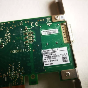 50Gb/s MCX4131A-GCAT for ConnectX-4 LX 50GbE CX4131A Network Card InfiniBand NIC 50Gb/s MCX4131A-GCAT for ConnectX-4 LX 50GbE CX4131A Network Card InfiniBand NIC