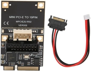 Mini PCIe to USB 3.2 Gen1 19-Pin Expansion Card, 5Gbps Front Panel Adapter with USB Hot-Swap and Main Control Chip for Windows Systems Mini PCIe to USB 3.2 Gen1 19-Pin Expansion Card, 5Gbps Front Panel Adapter with USB Hot-Swap and Main Control Chip for Windows Systems