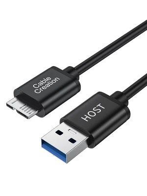 USB 3.0 Micro B Cable 3.3FT, USB to Micro B Hard Drive Cable
10Gbps High-Speed, Nylon Braided, External Hard Drive Cord Compatible with Hard Drive USB 3.0 Micro B Cable 3.3FT, USB to Micro B Hard Drive Cable
10Gbps High-Speed, Nylon Braided, External Hard Drive Cord Compatible with Hard Drive