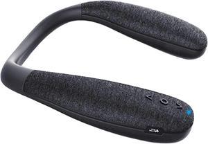 Neckband Speakers, Bluetooth 5.0, Built-in mic, 10H Playtime, Portable Wireless Wearable Neck Speaker, True 3D Stereo Surround Sound, Ideal for Home&Outdoors