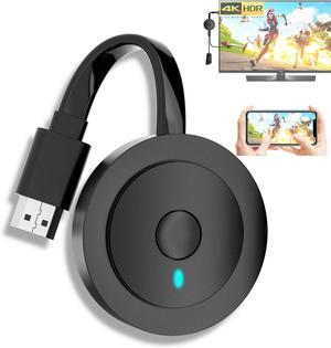 4K Wireless HDMI Display Dongle Adapter 1080P, WiFi Streaming Movies, Display i-phone, i-pad, Android, Tablet, Laptop, Window to HDTV/Monitor/Projector, Miracast, air play, DLNA compatible receiver