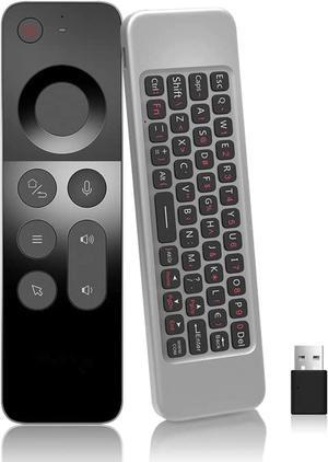 Air Mouse 4-in-1 W3 Voice Remote Control 2.4g Wireless Remote for Nvidia Shield/Android TV Box/PC/Projector/HTPC/All-in-One Computer