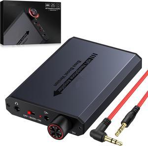 3.5mm Headphone Amplifier with Bass Boost Portable HiFi Headphone Amplifier, 16-150 Ohm, Aluminum Brushed Finish for Mac, Mobile Phone, iPad, MP3, MP4 Computer