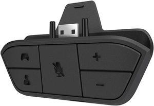 Stereo Headset Adapter and Elite Controller for Xbox One and Xbox Series X|S - Headset Audio Converter for Voice Chat and Game Mixing as well as Microphone Monitor and Volume Control as Xbox Accessori