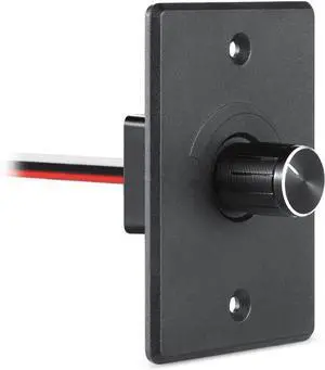 12V Dimmer Switch, RV Dimmer High Side PWM Dimmer Switch for Boat Camper Trailer Van Truck, for LED Lamps, Halogen, Incandescent, Strip Lights