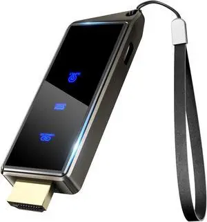 Wireless HDMI Display Dongle Adapter, Portable Transmitter, Streaming Video/Audio/Files from Smartphone, Laptop to HDTV/Monitor/Projector HDMI Wireless Extender, Supports Airplay DLNA Miracast