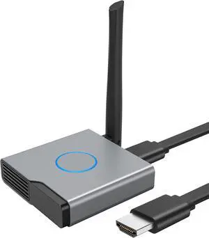 Wireless HDMI Display Dongle Adapter 4K, Wireless Receiver, Streaming Video/Audio/File HDMI Wireless Extender from Laptop, PC, Smartphone to HDTV Projector Monitor