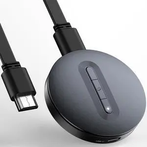 Wireless HDMI Display Dongle Adapter - Miracast Dongle, DLNA, AirPlay - Plug & Play Video/Audio Streaming from Laptop, PC, Smartphone to HDTV, Projector, Monitor